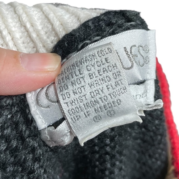 Santa Embroidered Sweater S Collared Floral Presents Vintage Knit Textured - Picture 14 of 14